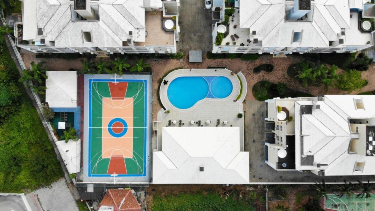 Villa Giardino - Condominio De Frente Para O Mar - Piscina, Quadra Esportiva, Churrasqueira - 5 Pessoas Florianópolis Dış mekan fotoğraf